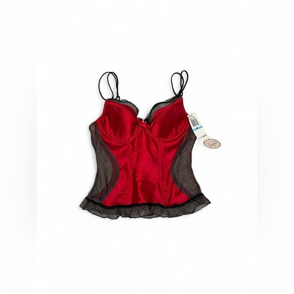 Jezebel Other - Jezebel Red and Black Satin Chemise